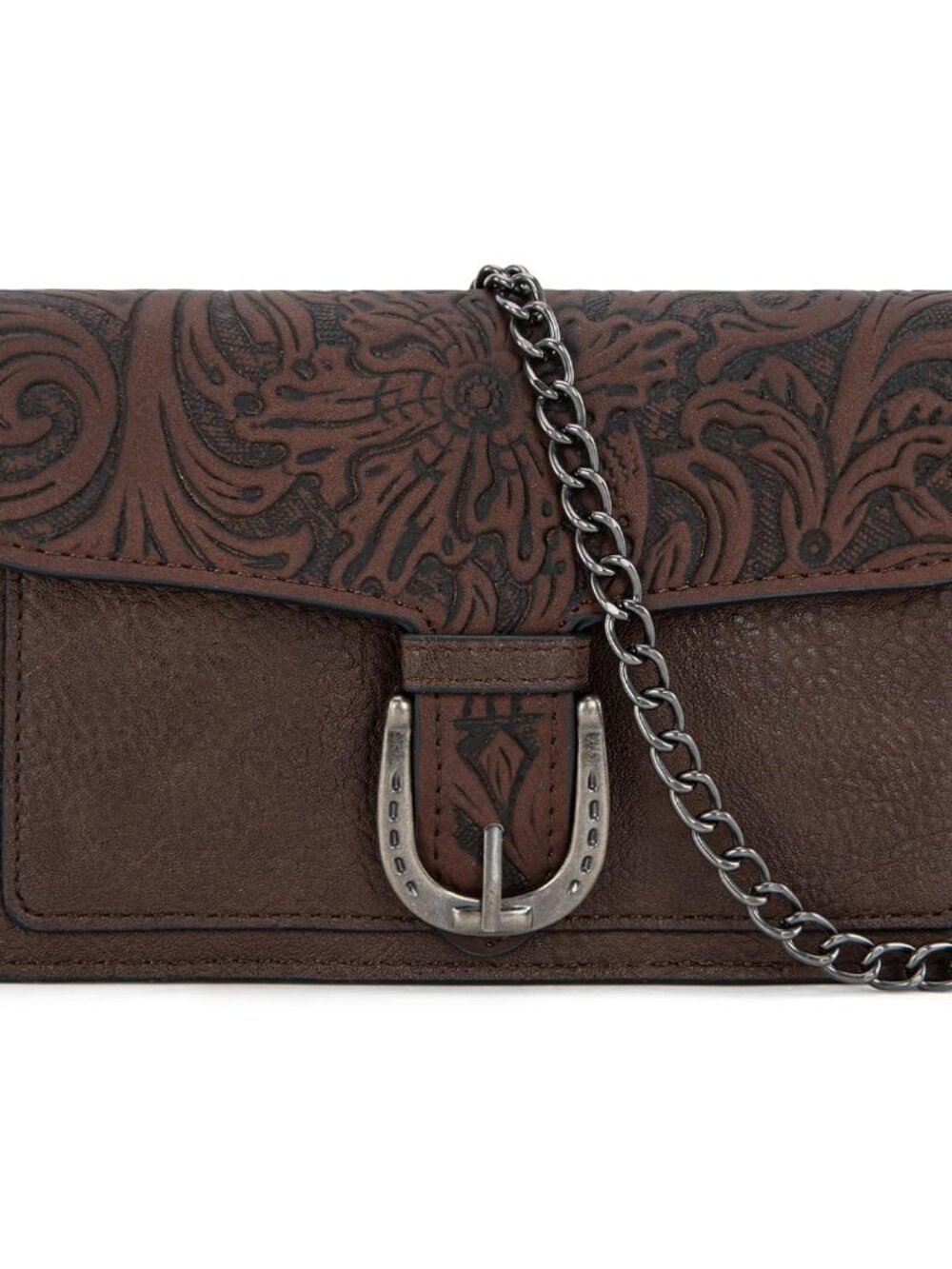 Small Crossbody Purse with Chain Strap Western Designer Clutch and Handbags for